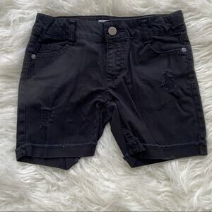 Epic Threads Black Distressed Cuffed Jean Shorts